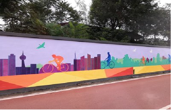 固镇墙体彩绘-围墙