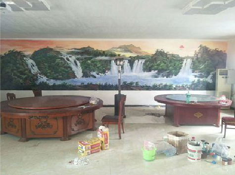 固镇墙绘-写实风景