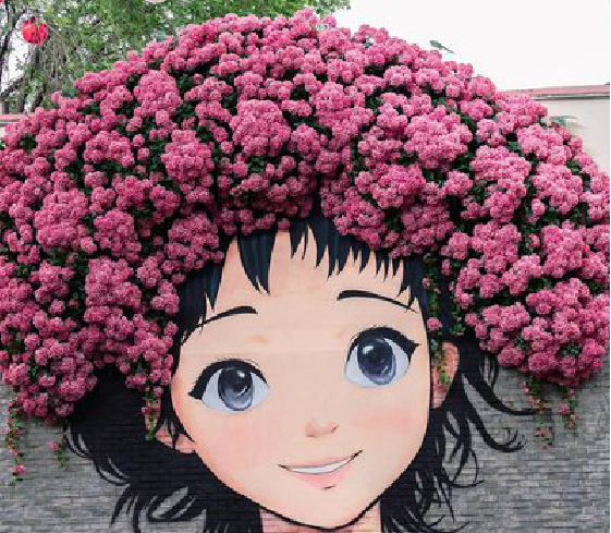 固镇墙体彩绘-网红墙打卡