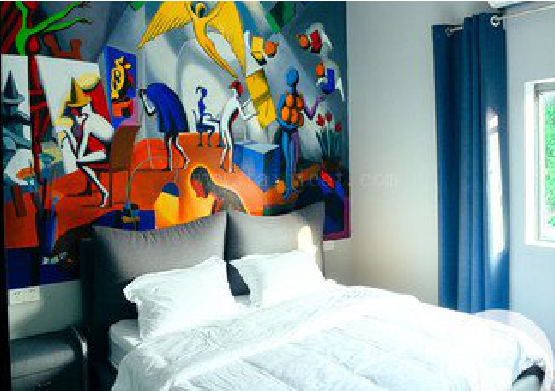 固镇对于酒店的墙体彩绘而言更注重哪些方面?