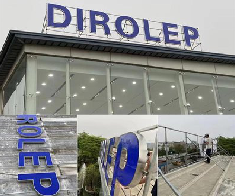 固镇楼顶发光字安装的注意事项。